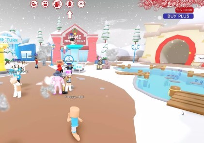MeepCity Autodig Snow Piles